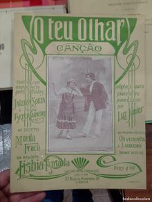 Musical scores: Partitura: O Teu Olhar ”Canção” - Luz Junior